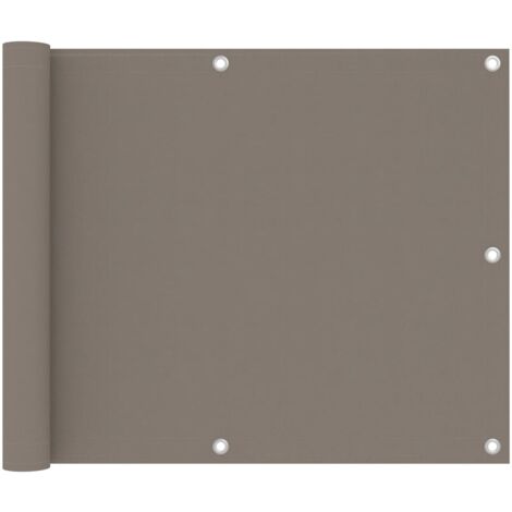 Paravento da Balcone Talpa 75x400 cm Tessuto Oxford vidaXL