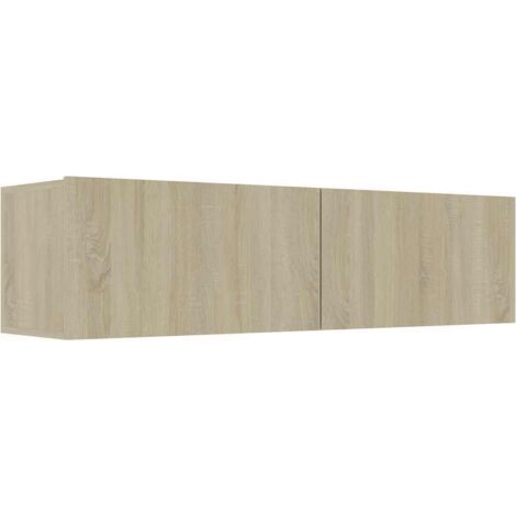 vidaXL Mobile Porta TV Rovere Sonoma 120x30x30 cm in Legno Multistrato