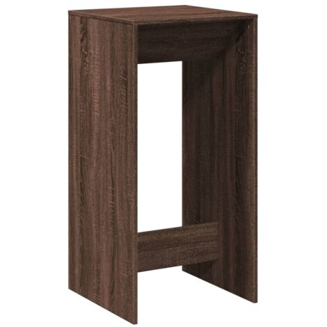 vidaXL Tavolo da Bar Rovere Marrone 51x50x103,5 cm in Truciolato
