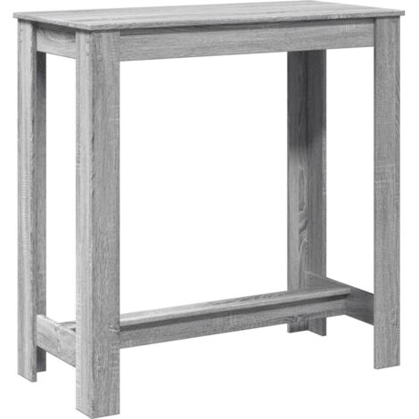 vidaXL Tavolo da Bar Grigio Sonoma 102x50x103,5cm in Legno Multistrato