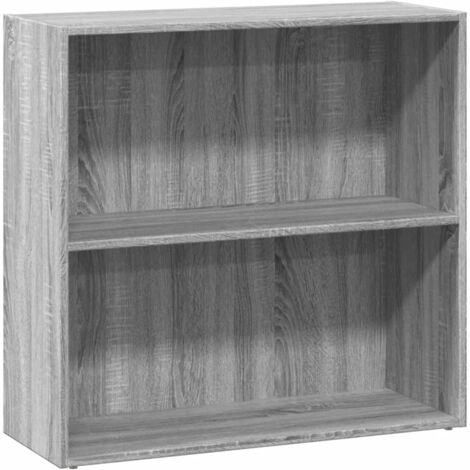 vidaXL Libreria Grigio Sonoma 80x30x77 cm in Legno Multistrato