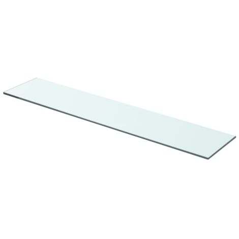 vidaXL Mensola in Vetro Trasparente 70x15 cm