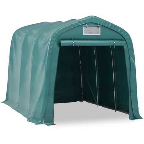 vidaXL Tenda Garage in PVC 2,4x3,6 m Verde