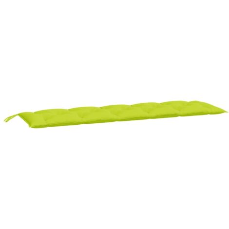 vidaXL Cuscino per Panca Verde Brillante 180x50x7 cm in Tessuto Oxford