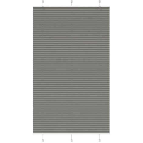 vidaXL Tenda Plissettata Antracite 120x200cm Larghezza Tessuto 119,4cm