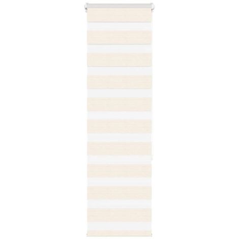 vidaXL Tenda a Rullo Zebra Larghezza Tessuto 45,9 cm Poliestere