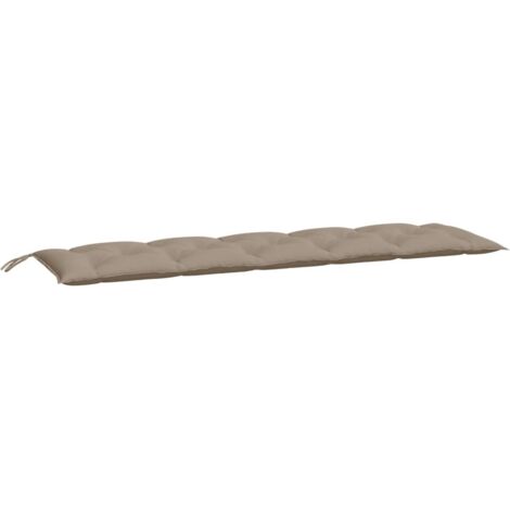 vidaXL Cuscino per Panca Tortora 180x50x7 cm in Tessuto Oxford
