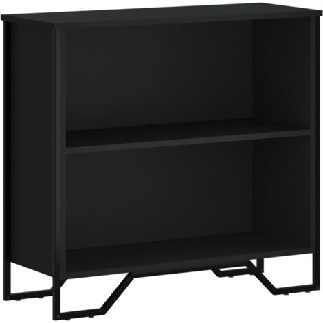 vidaXL Libreria Nera 80x31x74,5 cm in Legno Multistrato