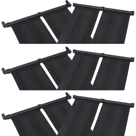 Pannelli Solari Riscaldatori per Piscina 6 pz 80x310 cm vidaXL
