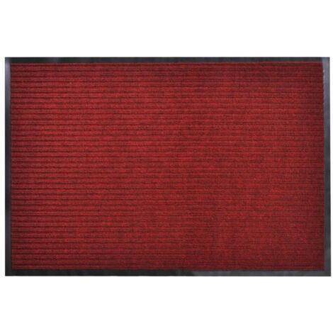 vidaXL Zerbino Rosso 90 x 120 cm in PVC