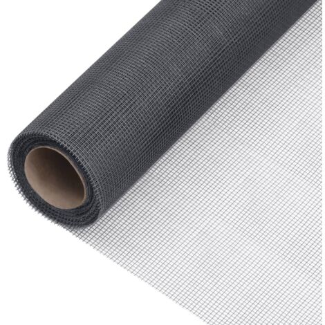 vidaXL Zanzariera in Fibra di Vetro 60x1000 cm Grigia