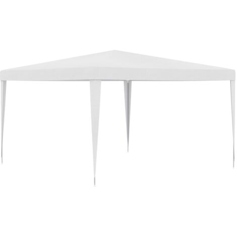 vidaXL Tendone per Feste 4x4 m Bianco