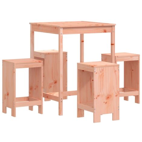 vidaXL Set da Bar da Giardino 5 pz in Legno Massello di Douglas (1/5)