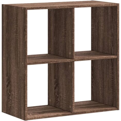 vidaXL Libreria Rovere Marrone 68,5x32x68,5 cm in Legno Multistrato
