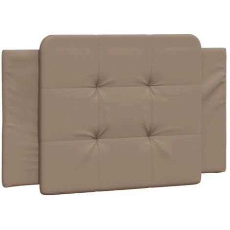 vidaXL Cuscino Testiera Zadar Cappuccino 90 cm in Similpelle