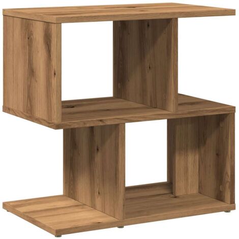 vidaXL Comodino Rovere Artigianale 50x30x51,5 cm in Legno Multistrato