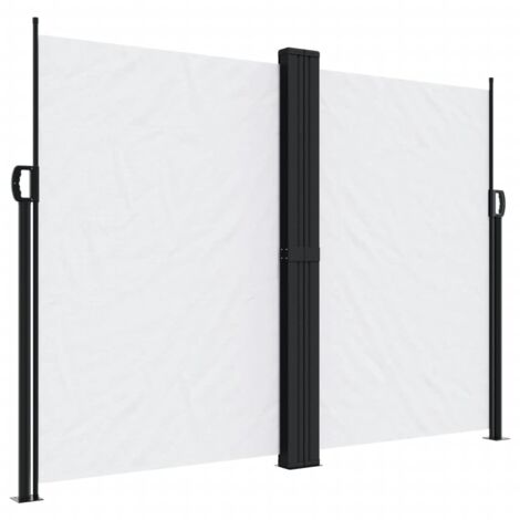 vidaXL Tenda da Sole Laterale Retrattile Bianco 180x600 cm (1/5)