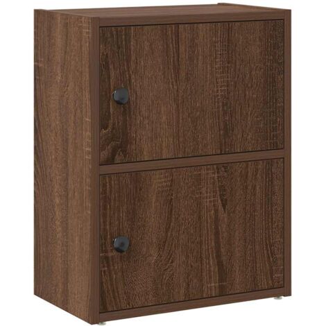 vidaXL Libreria Rovere Marrone 40x24x52 cm in Legno Multistrato