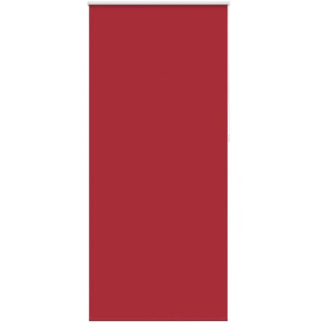 vidaXL Tenda a rullo oscurante 124,4x230 cm Tessuto Larghezza 120 cm rosso