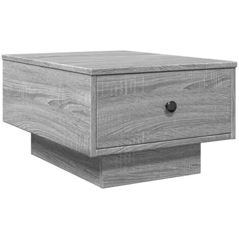 vidaXL Tavolino Salotto Grigio Sonoma 60x45x31 cm Legno Multistrato