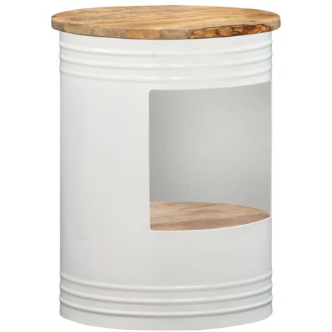 vidaXL Tavolino da Caffè 43x55 cm in Legno Massello di Mango
