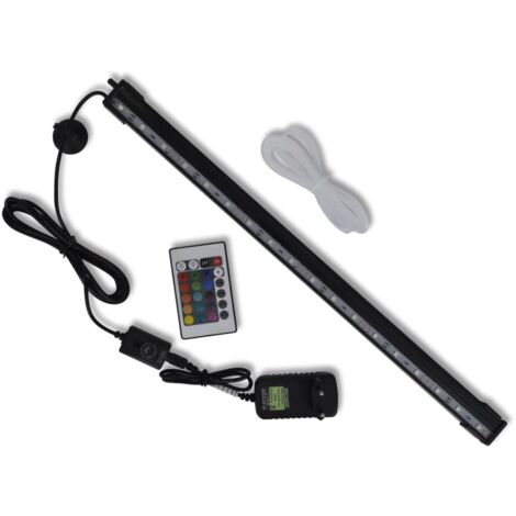 vidaXL Luce a LED per Acquario con Bolle RGB 48 cm
