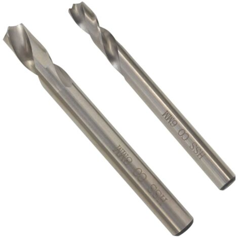 vidaXL Set Perforatrice 2 pz Punti Saldatura 6/8 mm HSS