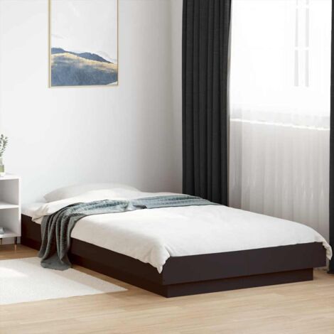 vidaXL Giroletto Nero 100x200 cm in Legno Multistrato (1/5)