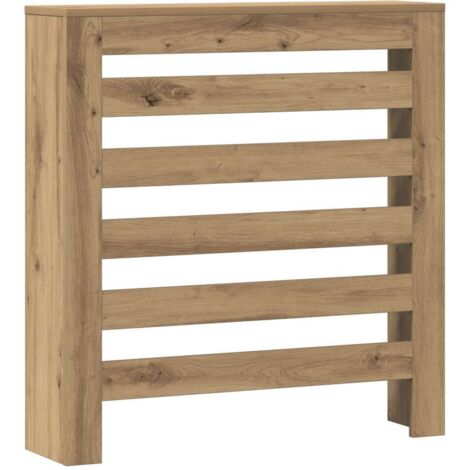 vidaXL Copertura Termosifone Rovere Artigianale 78x20x82cm in Legno