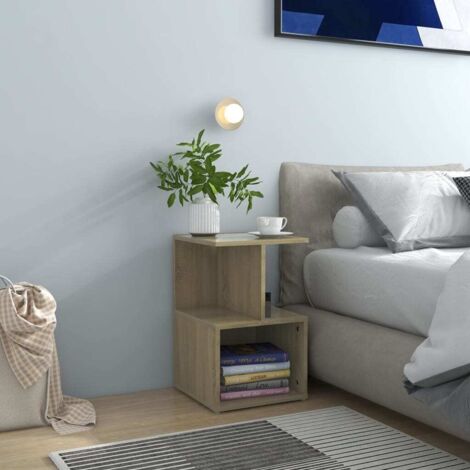 vidaXL Comodini 2pz Rovere Sonoma 35x35x55 cm in Legno Multistrato