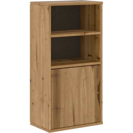 vidaXL Armadietto Laterale ODDA 40x24x79 cm in Legno Massello di Pino