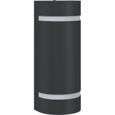 vidaXL Applique per Esterni Nera in Alluminio Pressofuso