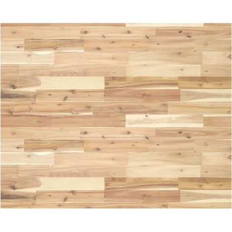 vidaXL Piano Tavolo Rettangolare 100x80x4cm Legno Massello di Acacia