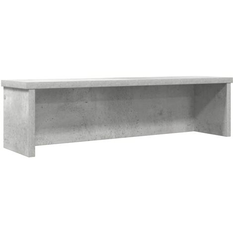 vidaXL Scaffale da Cucina Impilabile Grigio Cemento 50x15x16 cm
