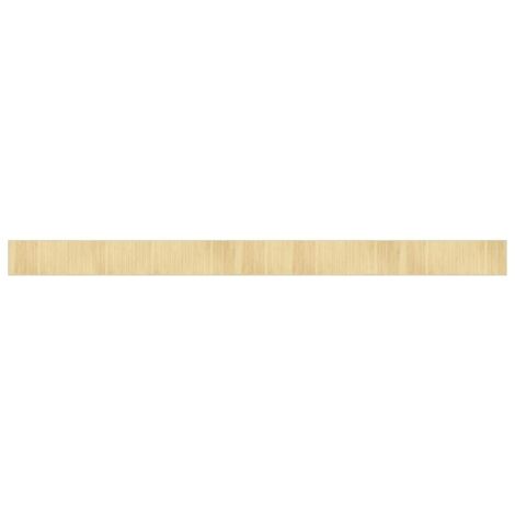vidaXL Tappeto Rettangolare Naturale Chiaro 70x1000 cm in Bambù