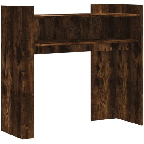 vidaXL Tavolino Consolle Rovere Fumo 100x35x90 cm in Legno Multistrato