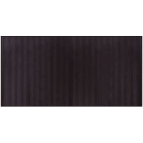 vidaXL Tappeto Rettangolare Marrone Scuro 100x200 cm in Bambù