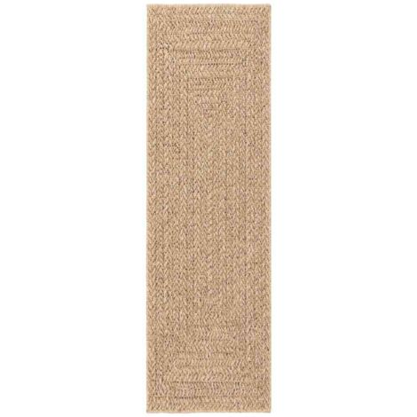 vidaXL Tappeto ZIZUR 80x250 cm Aspetto Iuta per Interni ed Esterni