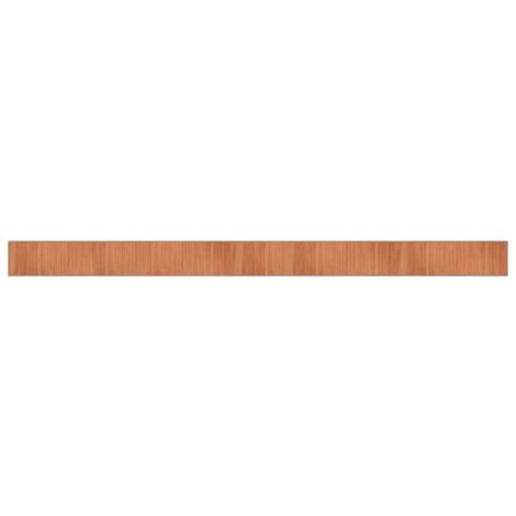 vidaXL Tappeto Rettangolare Marrone 70x1000 cm in Bambù