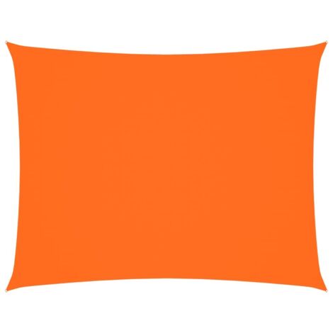 vidaXL Parasole a Vela Oxford Rettangolare 2,5x3,5 m Arancione