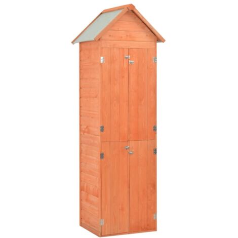 vidaXL Capanno per Attrezzi in Legno 71x60x213 cm