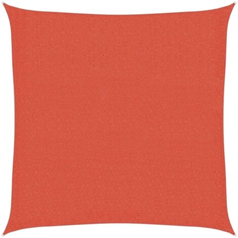 vidaXL Vela Parasole 160 g/m² Terracotta 3x3 m in HDPE