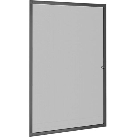 vidaXL Zanzariera per Finestre Antracite 80x120 cm