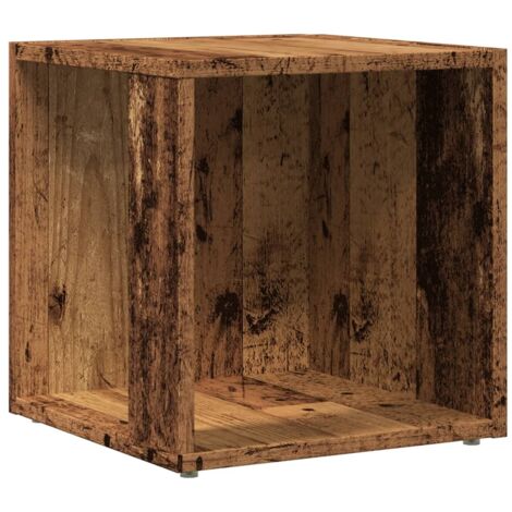 vidaXL Tavolino Legno Antico 33x33x34 cm in Legno Multistrato