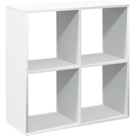 vidaXL Libreria divisoria bianca 69,5x29x69,5 cm in legno ingegnerizzato