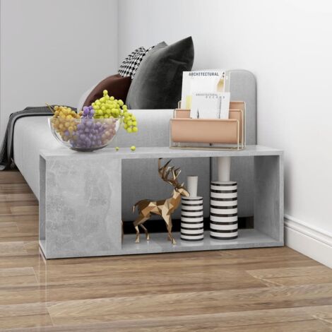 vidaXL Mobile TV Grigio Cemento 80x24x32 cm in Truciolato