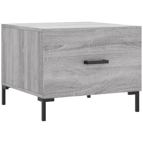 vidaXL Tavolino da Salotto Grigio Sonoma 50x50x40 cm Legno Multistrato