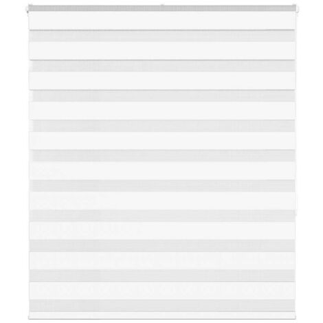 vidaXL Tenda a Rullo Zebra Larghezza Tessuto 120,9 cm Poliestere