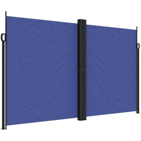 vidaXL Tenda da Sole Laterale Retrattile Blu 200x1200 cm