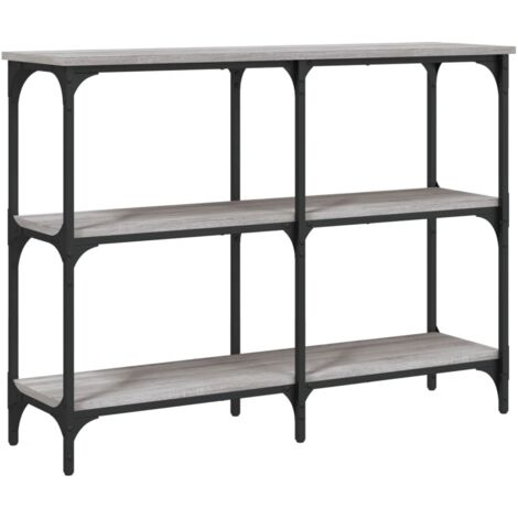 vidaXL Tavolo Consolle Grigio Sonoma 100x29x75 cm in Legno Multistrato